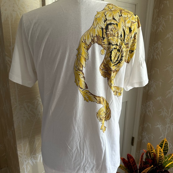 Versace Collection Gold Tiger Front / Back Tshirt, XXXL - Picture 6 of 8